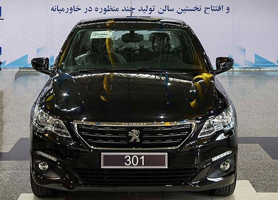 تولید پژو 301 ایران خودرو