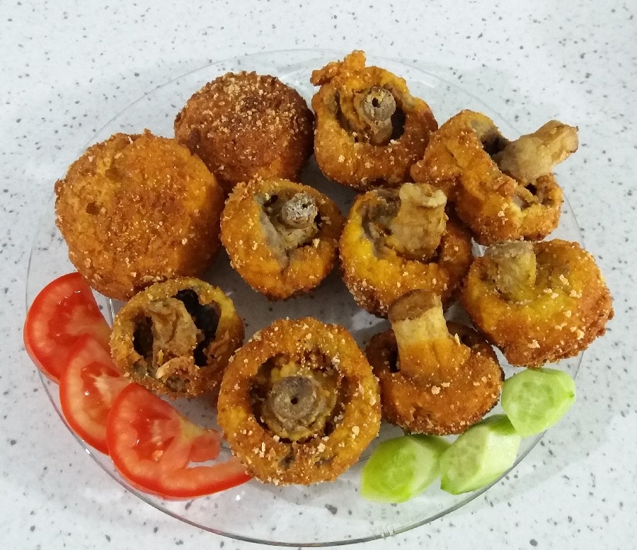 طرز تهیه قارچ سوخاری مرحله به مرحله