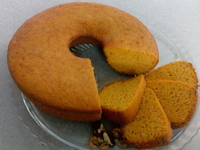 کیک کدو حلوایی