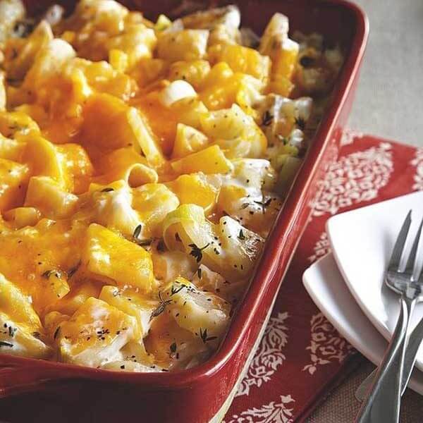 طرز تهیه ی سیب زمینی پنیری غذایی فوق العاده خوشمزه