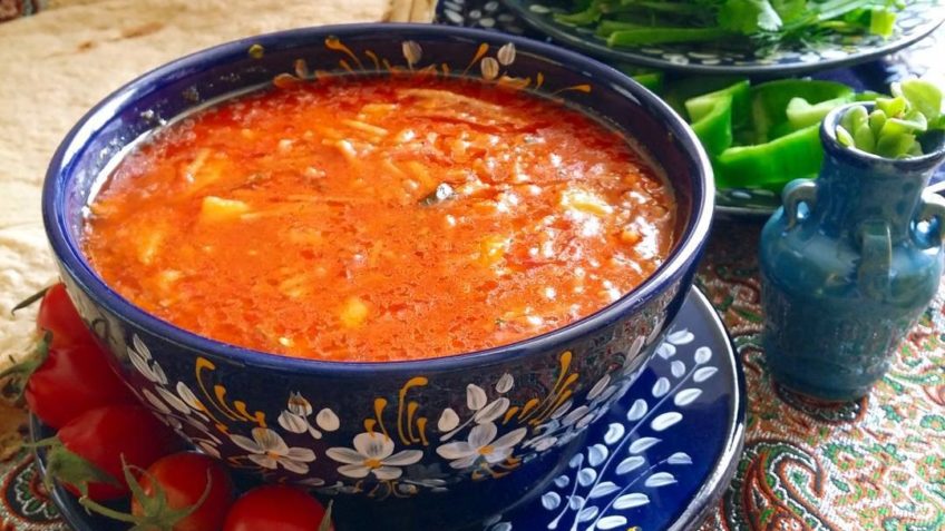 طرز تهیه اشکنه مرحله به مرحله