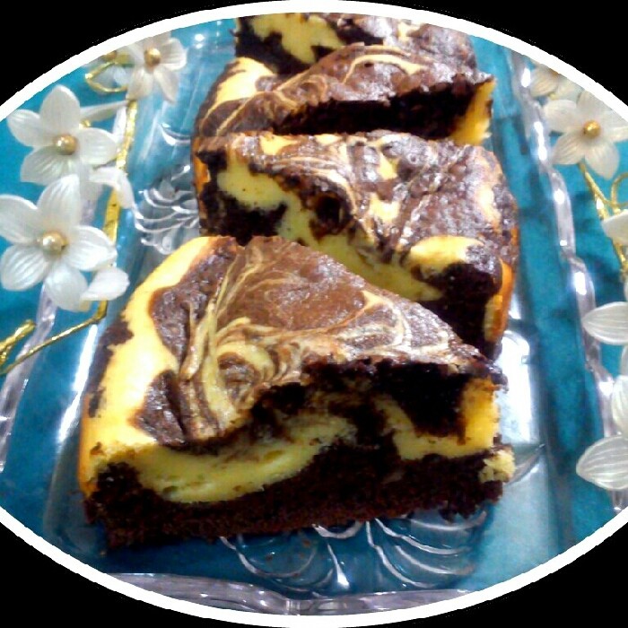 طرز تهیه کیک ماربلد براونیز