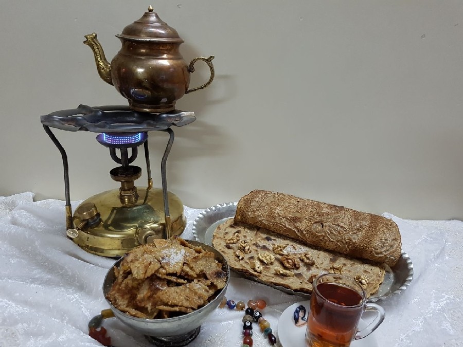 روش پخت نان توچری : نان محبوب ایل بختیاری در خانه