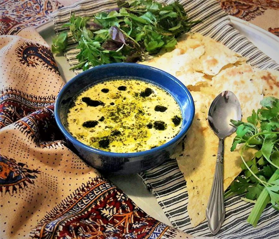 طر ز تهیه آش آب نارنج ؛ یک آش خوشمزه