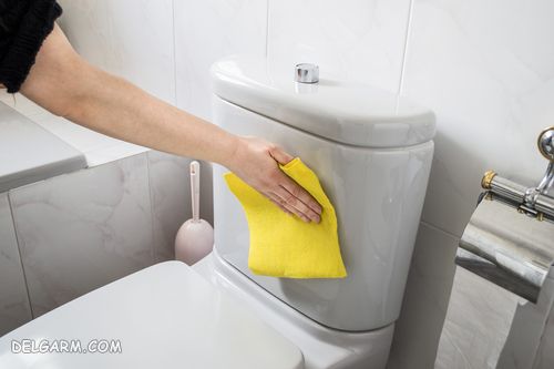 ۱۰ گام مهم برای نظافت توالت فرنگی + عکس