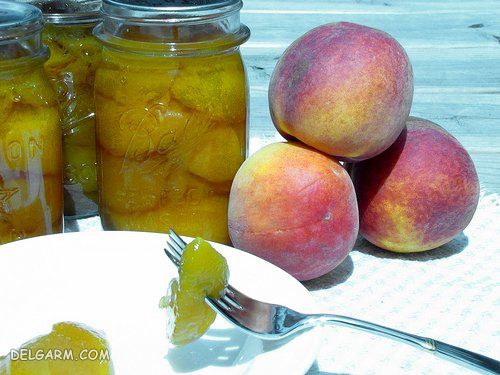 طرز تهیه ۳ مدل ترشی هلو در منزل