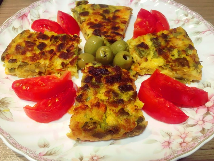 آموزش درست کردن کوکوی لوبیا سبز با طعمی عالی