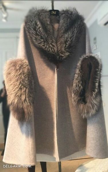 مدل شنل زمستانی زنانه با الگو