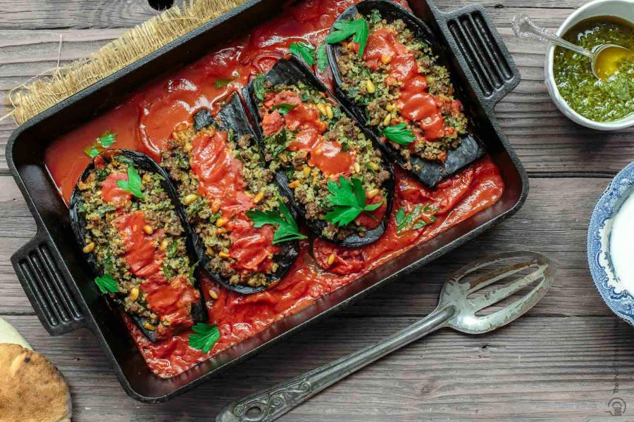 ۱۸ غذای راحت ولی خوشمزه و متنوع با بادمجان