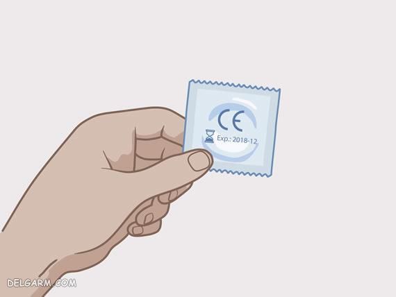 روش استفاده از کاندوم مرحله اول