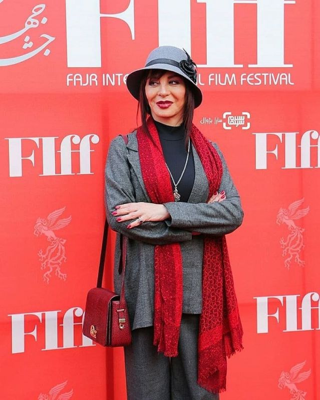 افسانه بایگان جشنواره جهانی فیلم فجر ۳۷ /تیپ اروپایی افسانه بایگان در جشنواره جهانی فیلم فجر 98/عکس های افسانه بایگان
