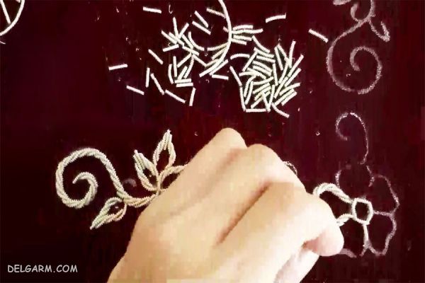 مراحل سرمه دوزی