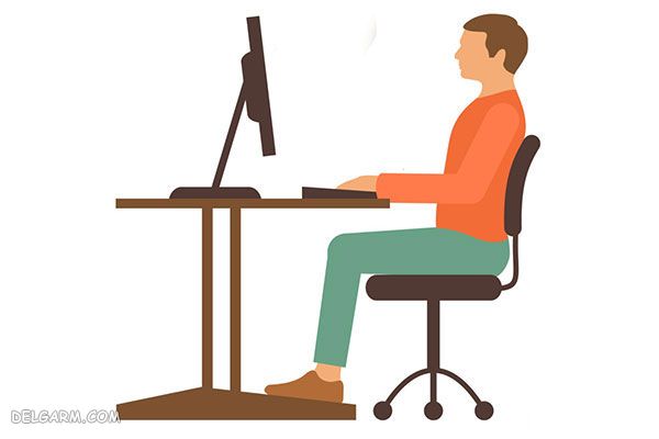 نحوه نشستن صحیح چگونه است