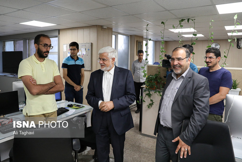 بازدید عارف از ایسنا
