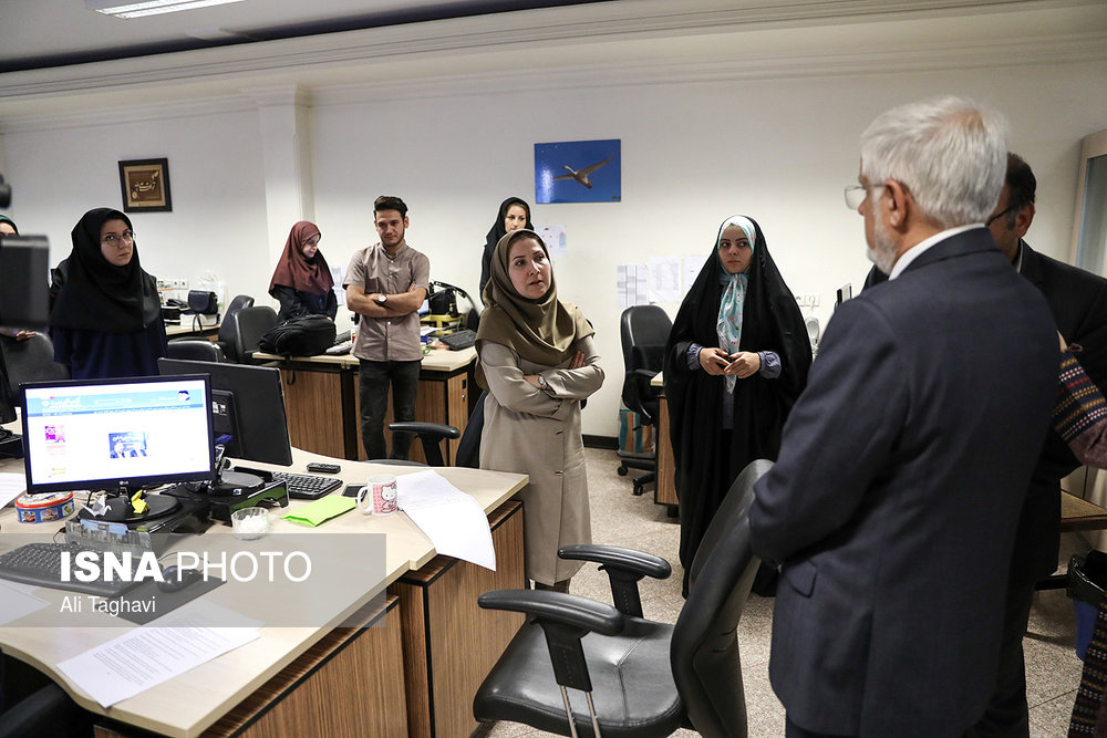بازدید عارف از ایسنا