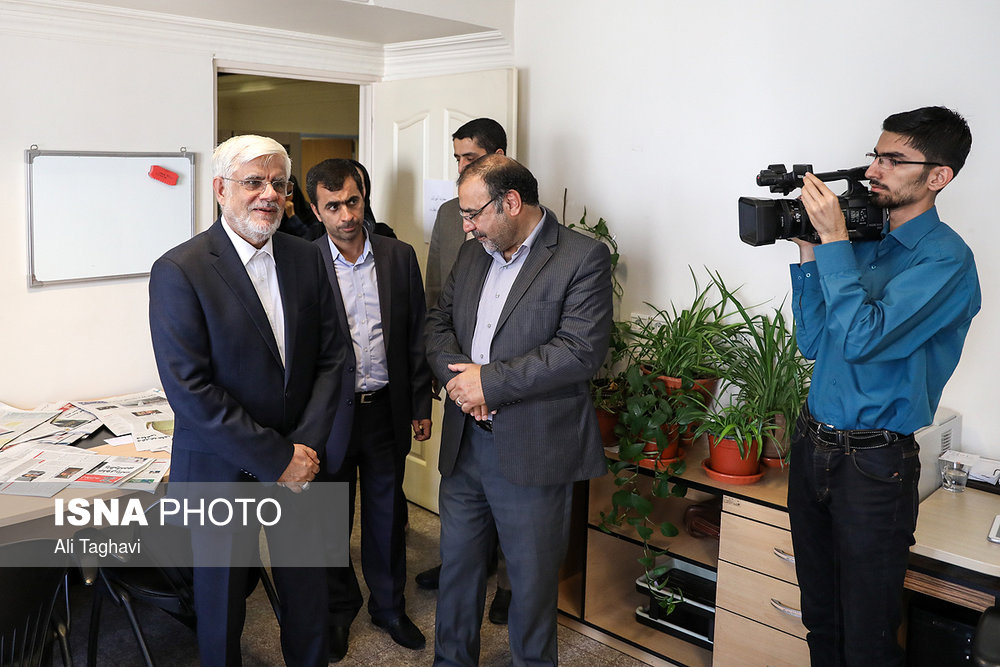 بازدید عارف از ایسنا