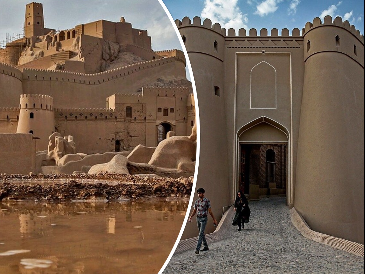 عظمت ارگ بم کرمان / بزرگترین سازه خشتی جهان از (دوره امپراتوری هخامنشی)