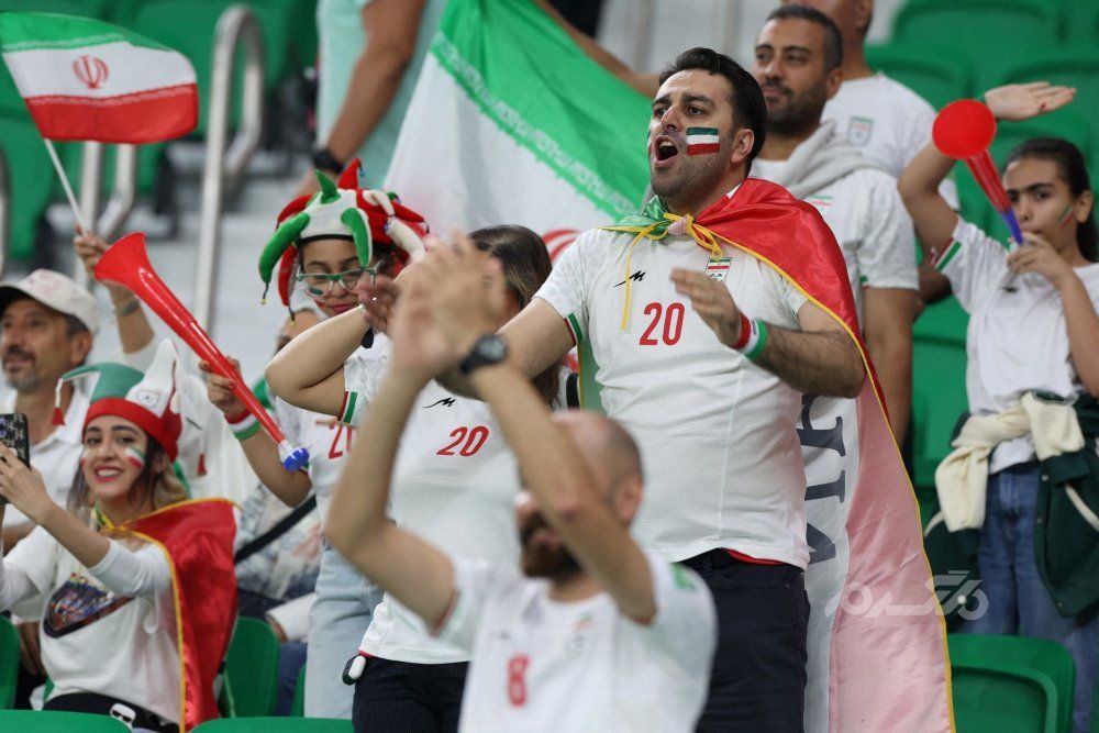 هوادران تیم ملی فوتبال ایران و آمریکا / جام جهانی قطر 2022