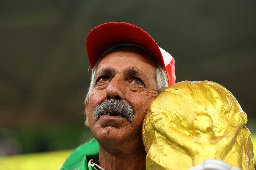 پیرمرد ایرانی مکزیکی بازی ایران آمریکا 