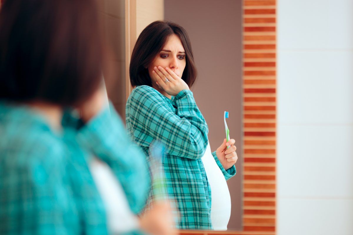 رفع بوی بد دهان در بارداری