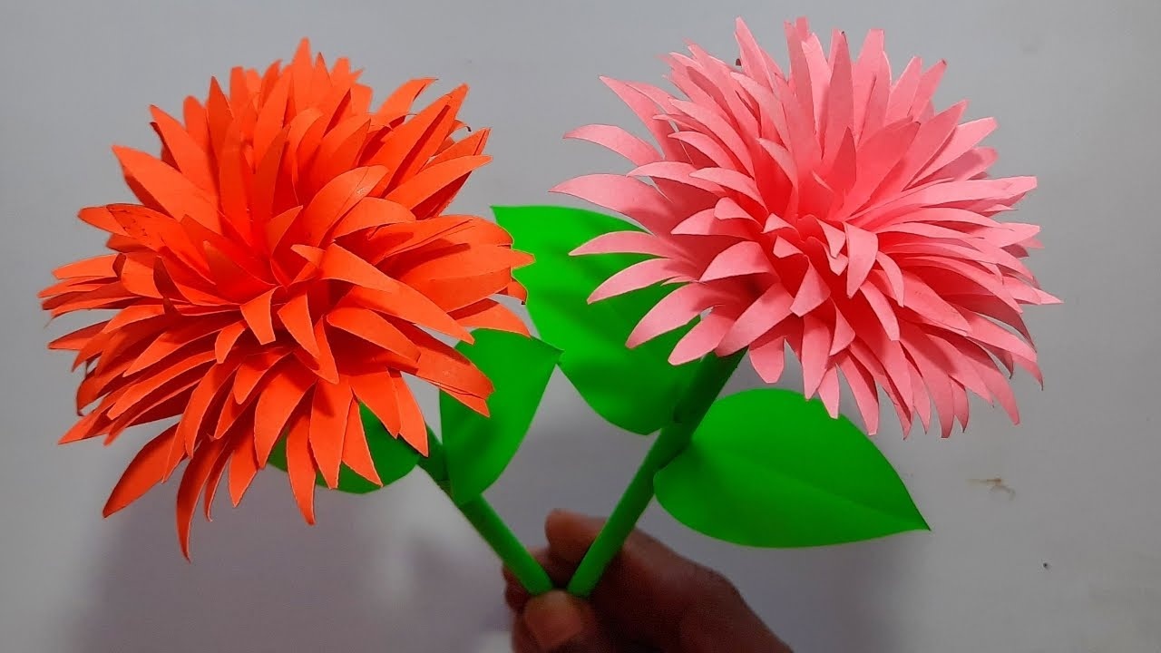 آموزش ساخت گل های کاغذی