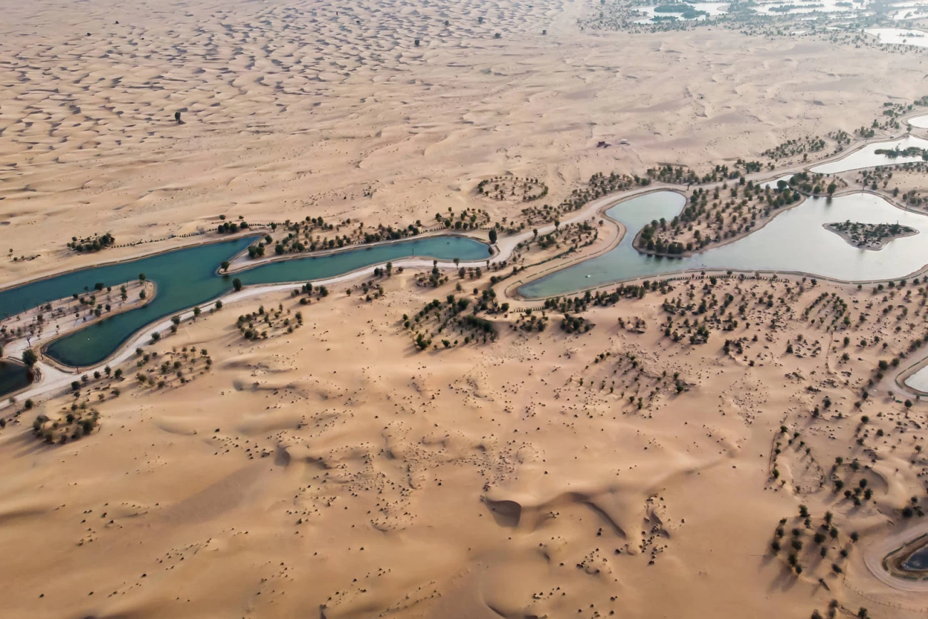 عکس دریاچه عشق دبی
