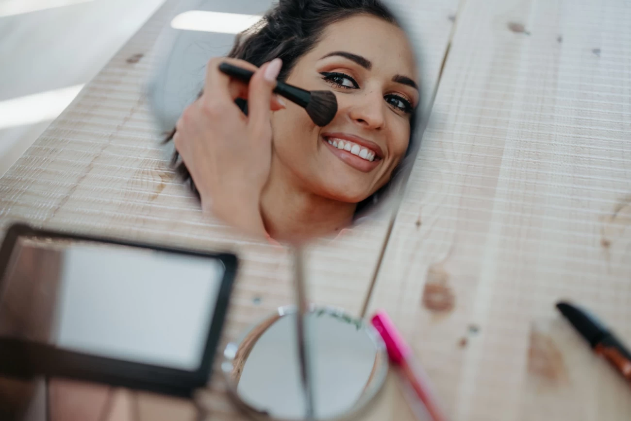 نحوه ساختن چال گونه با آرایش