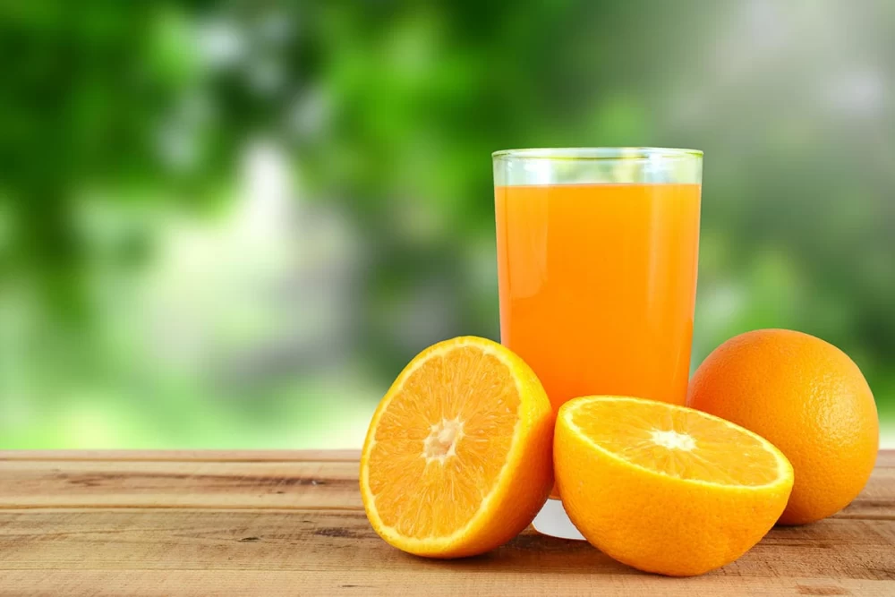 عوارض آب پرتقال