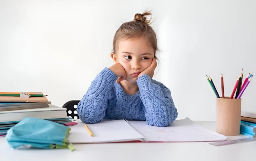 مشکل انجام تکالیف مدرسه