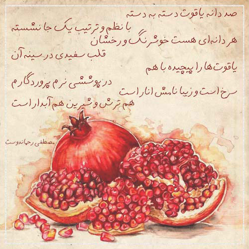 عکس شب یلدا بدون متن