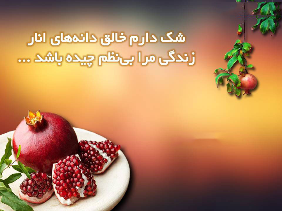 عکس شب یلدا بدون متن