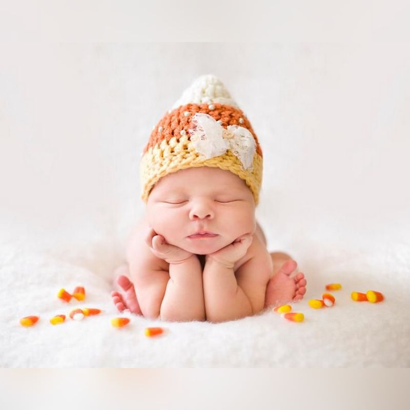 ایده عکس هالووین نوزاد در منزل و آتلیه