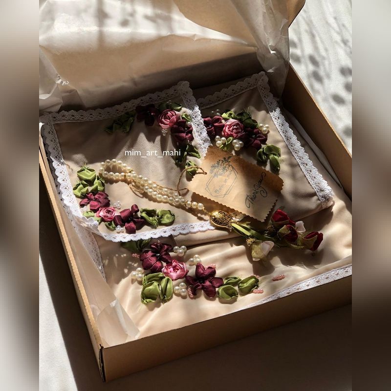 مدل کیف روبان دوزی، گلدوزی، کچه
