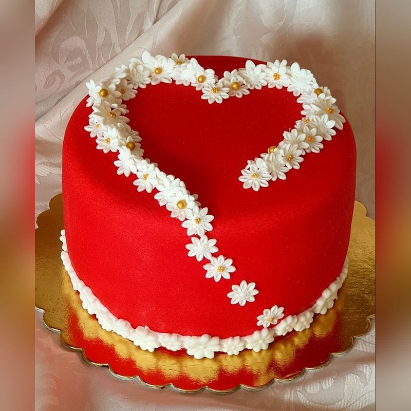 تصاویری از انواع مدل کیک قلب جدید و زیبا