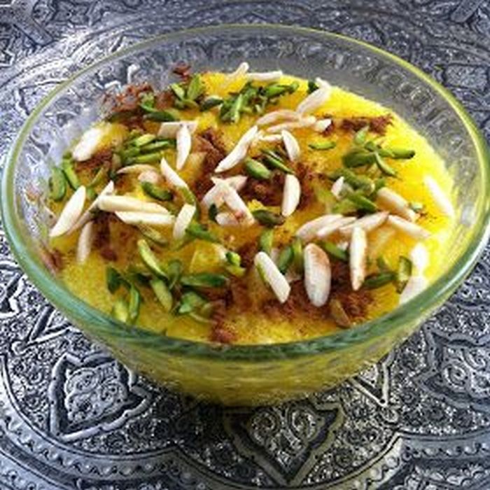 تزیین شله زرد