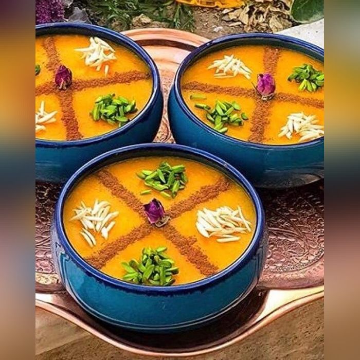 تزیین شله زرد