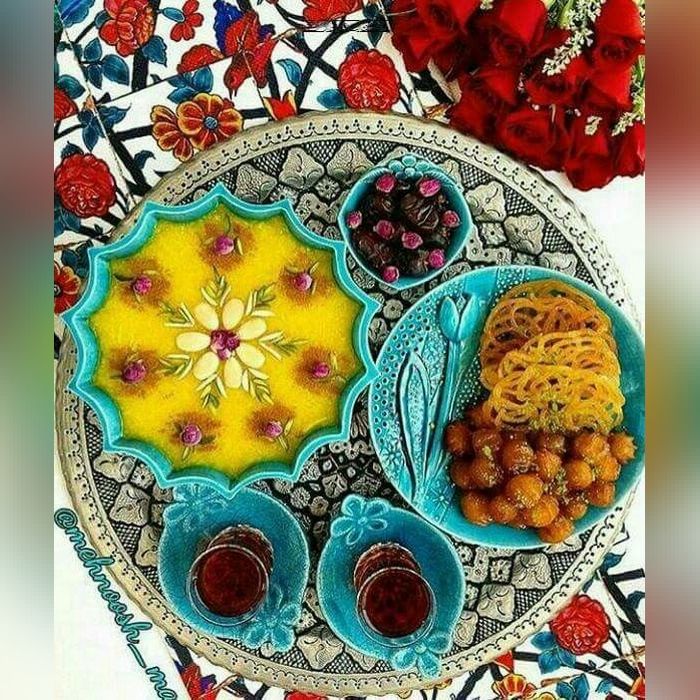 تزیین شله زرد