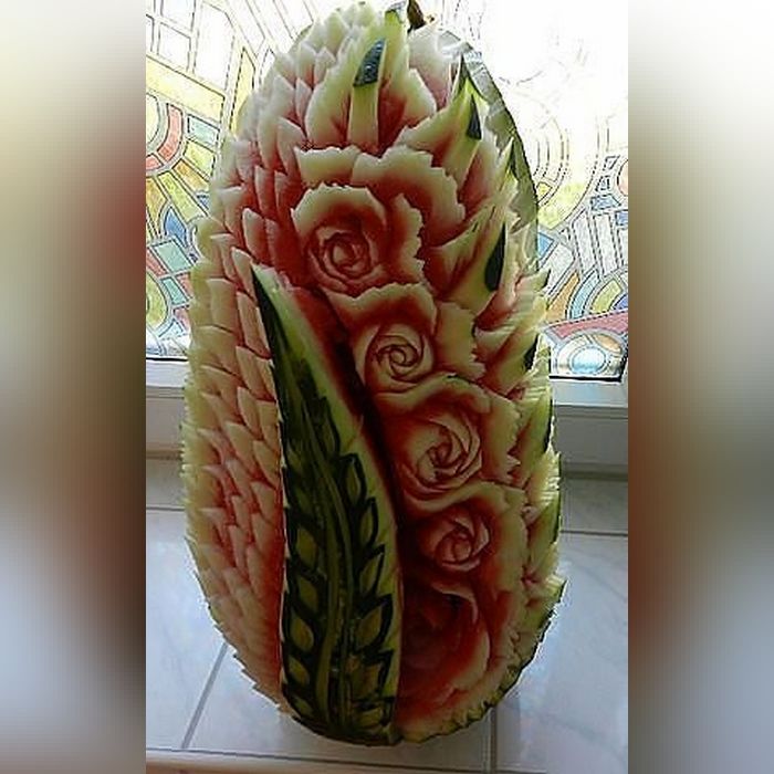 تزیین میوه شب یلدا برای مدرسه
