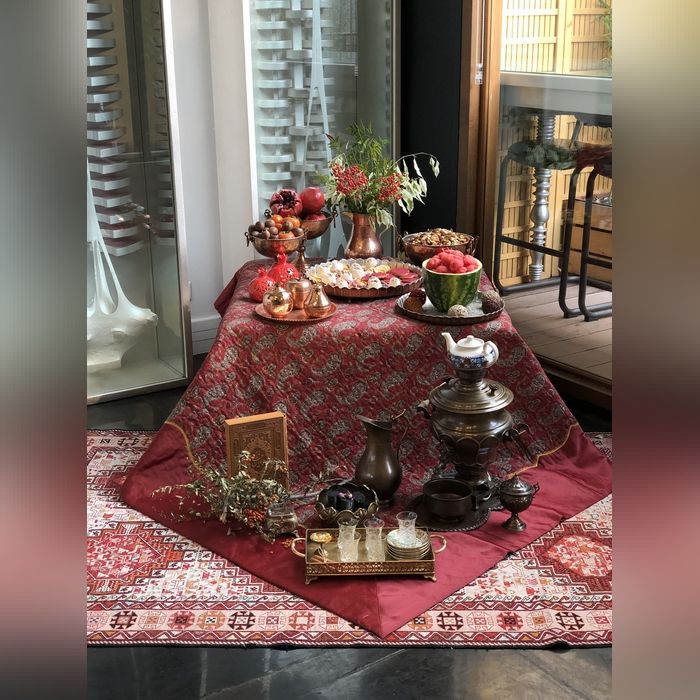 تزیین میوه شب یلدا برای مدرسه