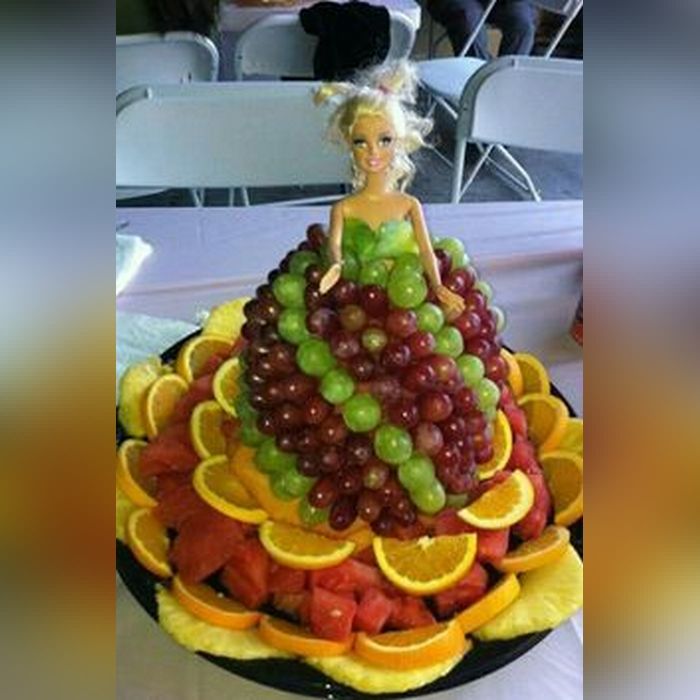 تزیین میوه شب یلدا برای مدرسه