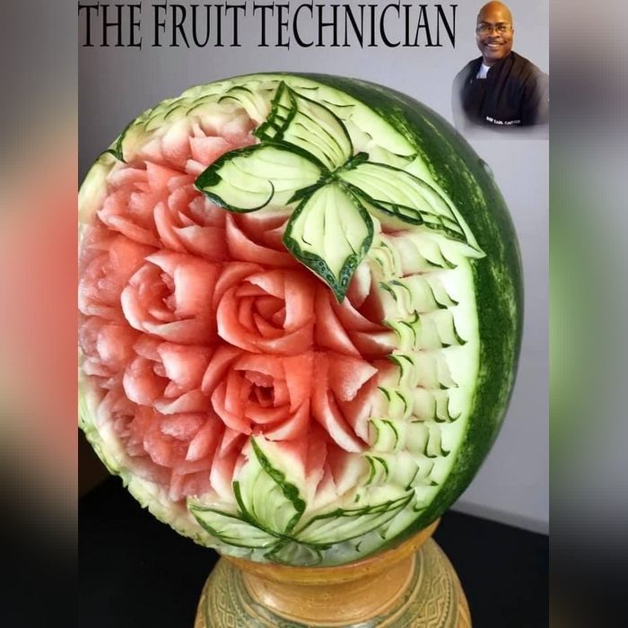 تزیین میوه شب یلدا برای مدرسه