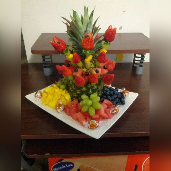 تزیین میوه شب یلدا برای مدرسه