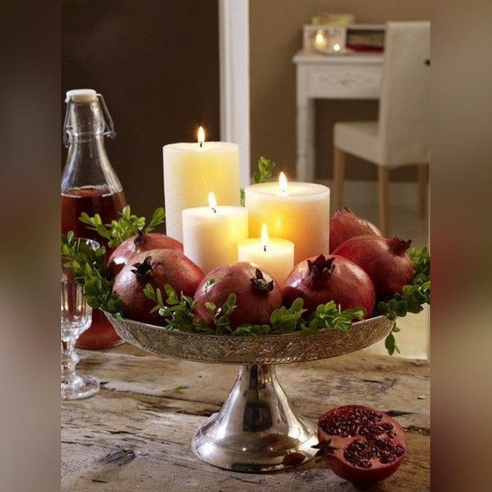 تزیین میوه شب یلدا برای مدرسه