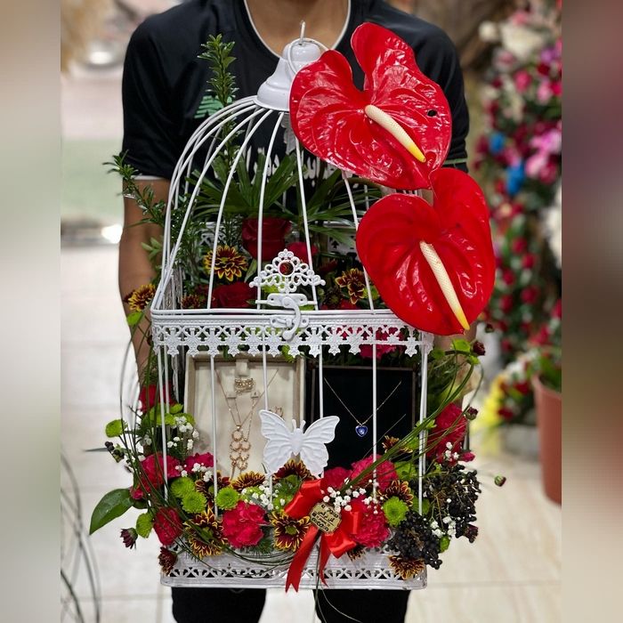 عکس گل و شیرینی مراسم خواستگاری فیک