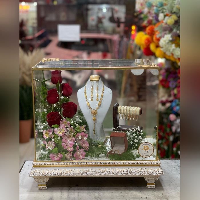 عکس گل و شیرینی مراسم خواستگاری فیک