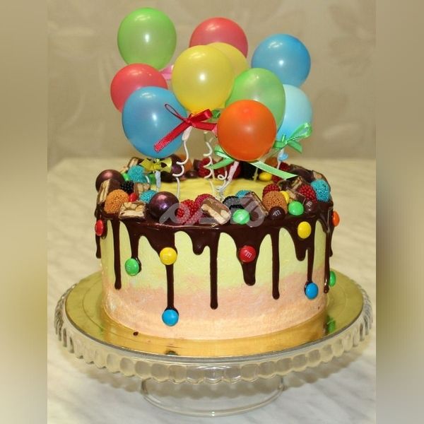تزیین کیک تولد خانگی 1401 | تزیین کیک تولد خانگی با خامه | تزیین کیک تولد خانگی دخترانه