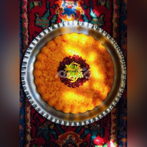 تزیین ته چین 1401 | تزیین ته چین گوشت | تزیین ته چین مرغ | عکس ته چین مرغ مجلسی