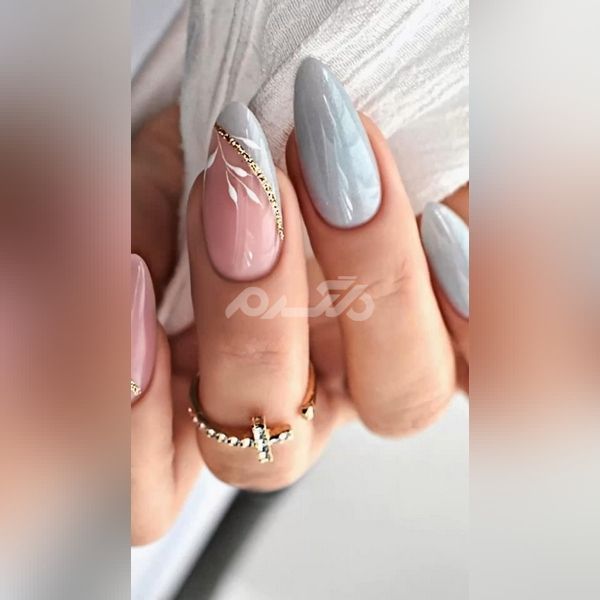 مدل ناخن طرح شکوفه 1401 | طرح شکوفه بهاری روی ناخن | ناخن طرح شکوفه