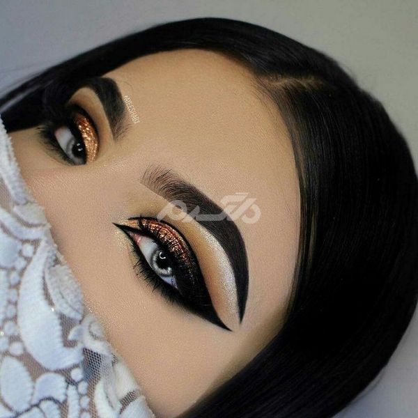 مدل سایه چشم عربی 1401 | آرایش خلیجی مدل سایه چشم عربی | عکس مدل سایه چشم عربی 2022