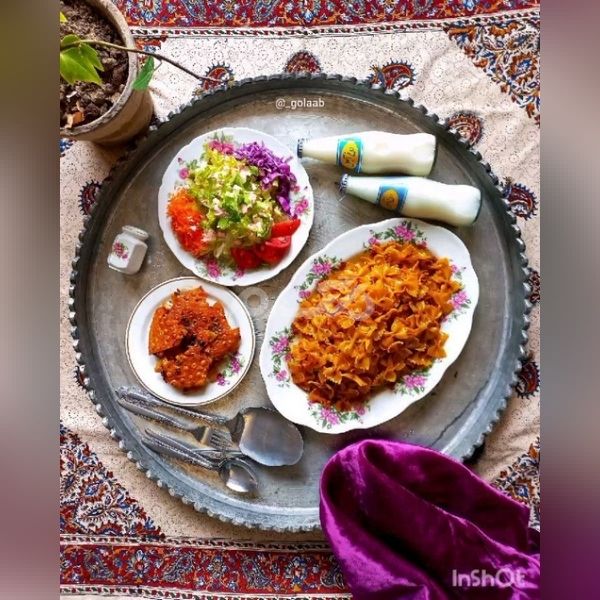 تزیین ماکارونی شکلی | تزیین ماکارونی پیچ پیچی | تزیین ماکارونی فرمی | تزیین ماکارونی شکلی ساده